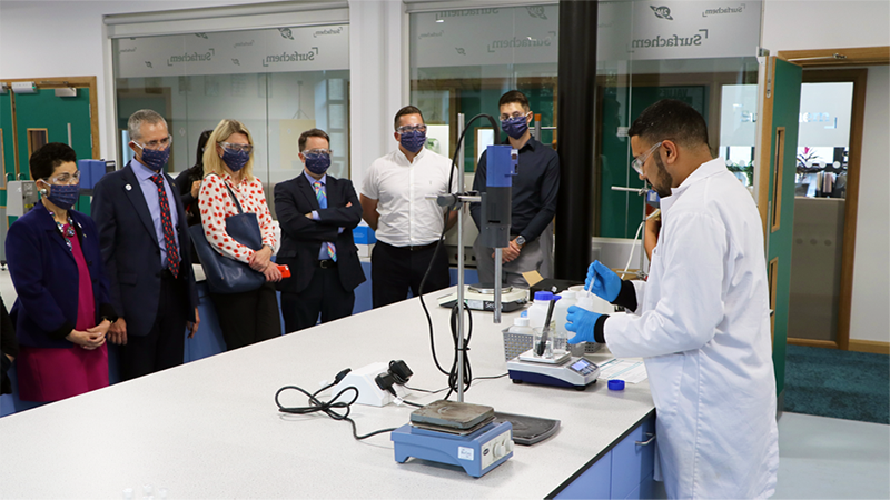 Surfachem develops new development laboratory 
