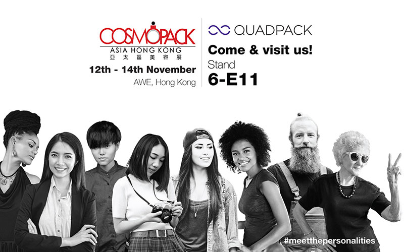 Sustainability rules on Quadpack stand at Cosmoprof Asia

