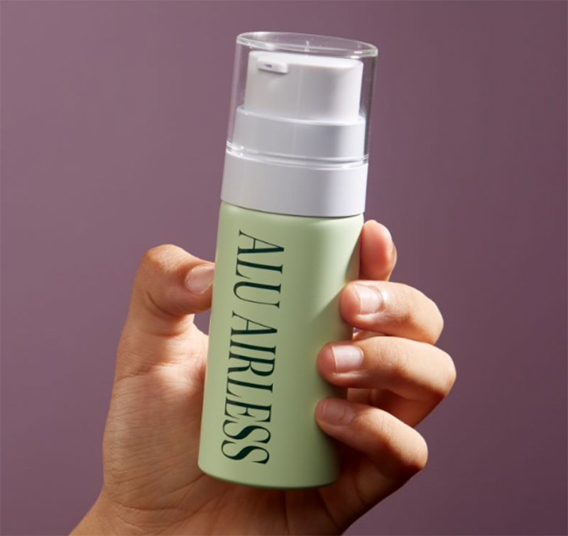 Sustainable and exclusive skincare achieved by ALU-Airless