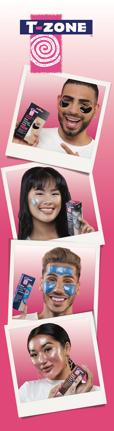 T-Zone appoints influencers for new metallic face mask range
