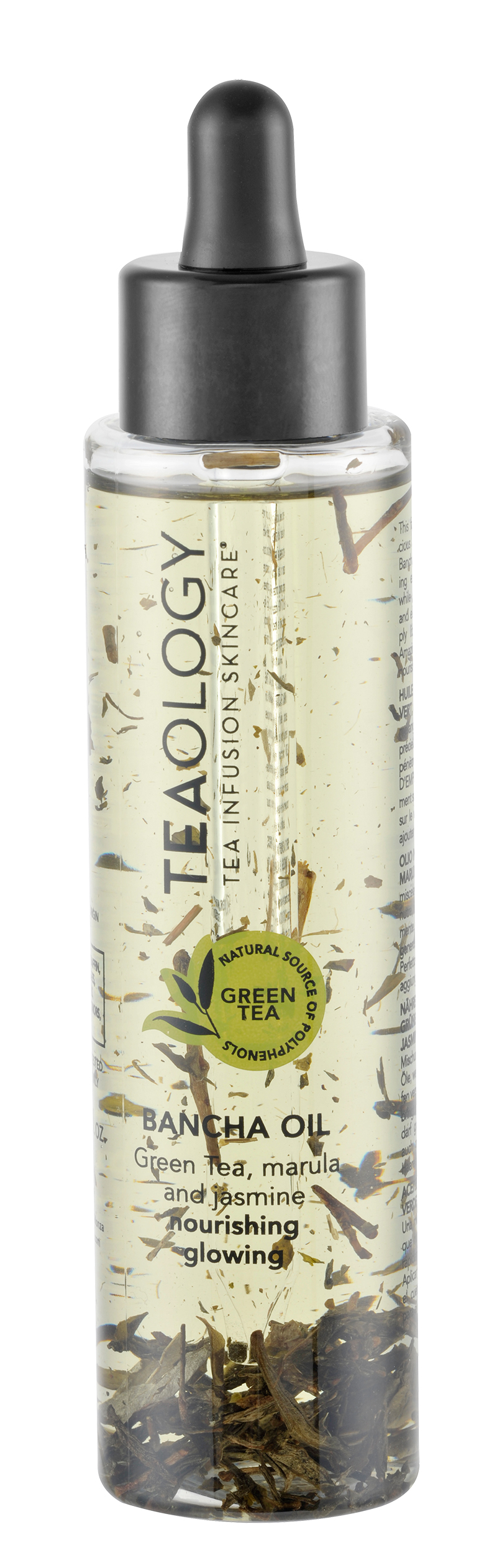 Tea infusion skincare technology in a dropper by Virospack