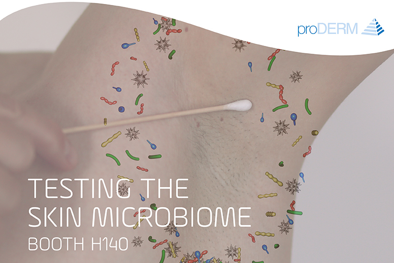 Testing institute proDERM presents new method to support skin microbiome claims