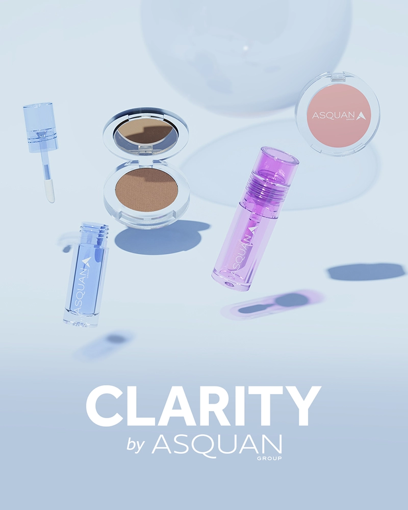 Asquan leads transparent packaging trend with Clarity Collection