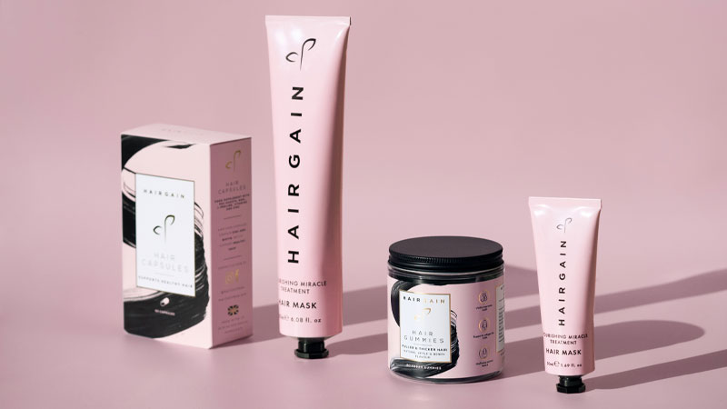The cult hair care range by award-winning brand Hair Gain