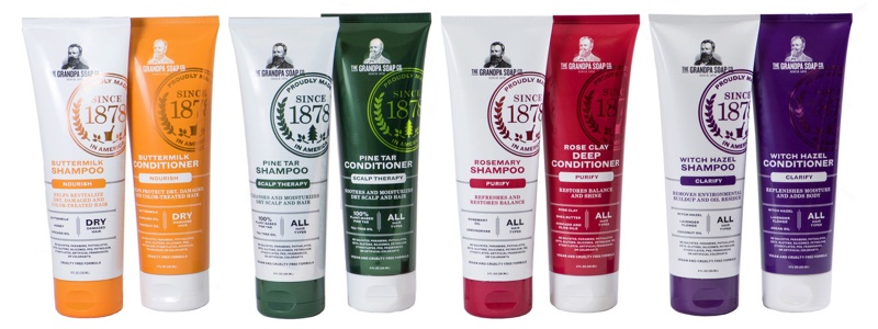 The Grandpa Soap Company cleans up with new hair care line 