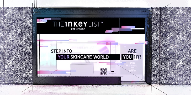 The Inkey List enters physical retail with first pop-up shop 