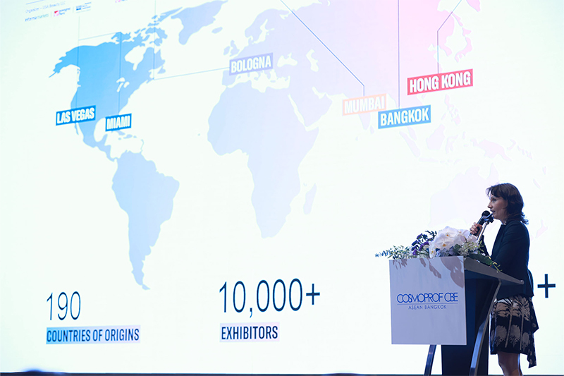 The world tour with the international platform Cosmoprof