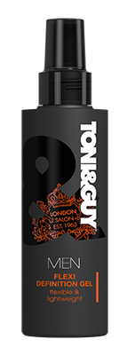 Toni&Guy creates Flexi Definition hair gel for men