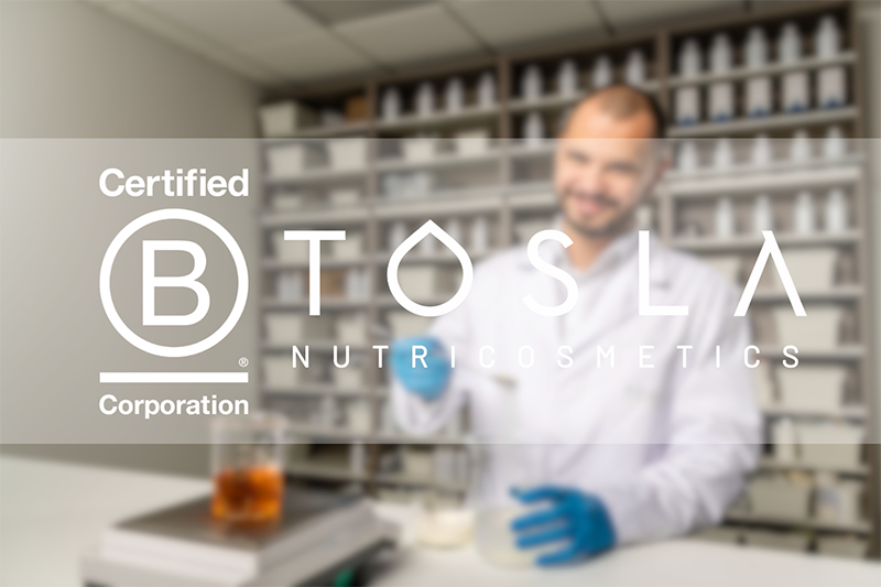 Tosla Nutricosmetics is now a B Corporation