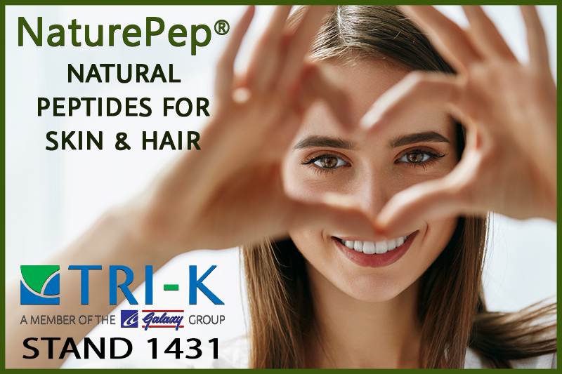 TRI-K launches 2 new natural peptides for skin and hair