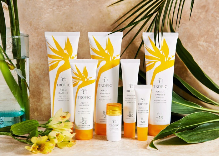 Tropic receives Protect Land + Sea Certification for eco-friendly sun care range