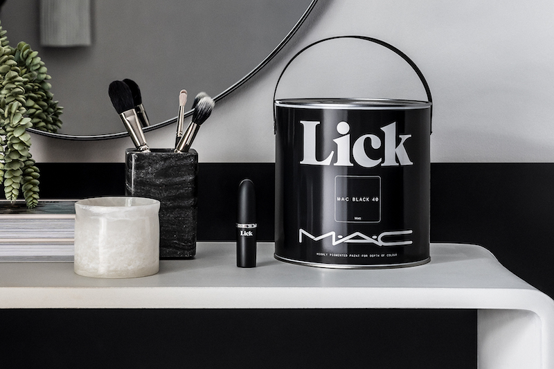 UK Exclusive: MAC Cosmetics paints the town black with interiors Lick collab