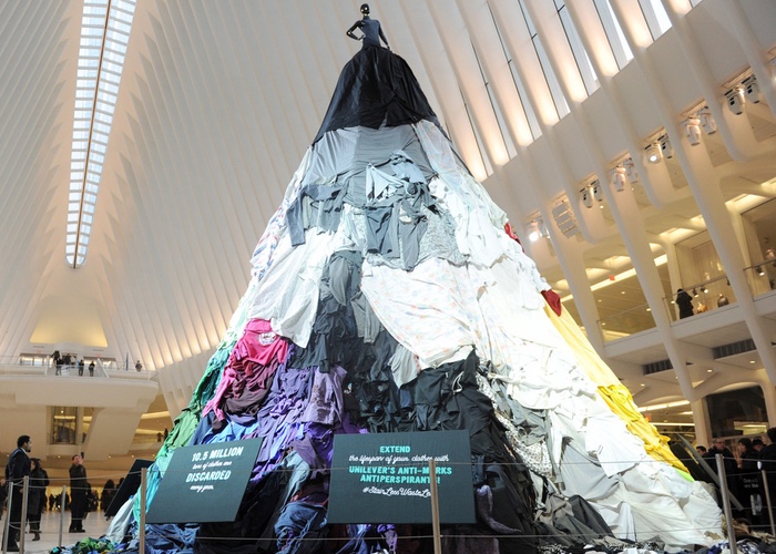Unilever's deodorants portfolio fights clothing waste with 28ft installation