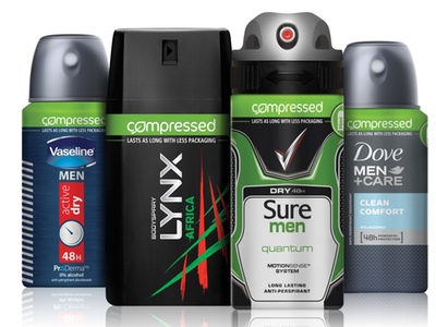Unilever UK rolls out compressed technology across male portfolio