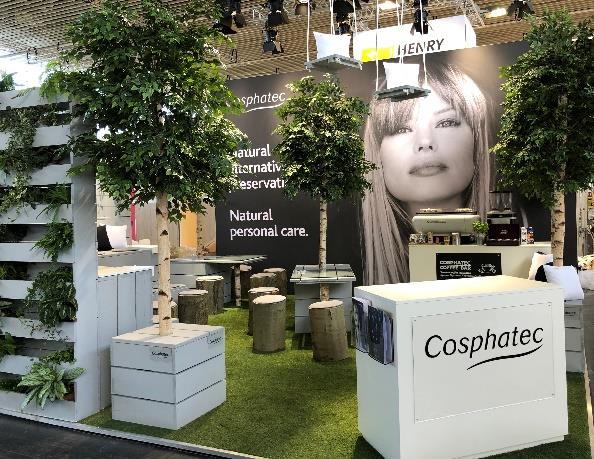 Urban-green: Cosphatec’s surprise display at in-cosmetics global 2018