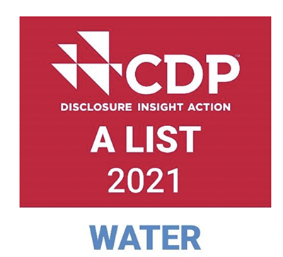 Verescence on CDP’s prestigious ‘A List’ for global water stewardship