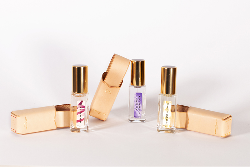 Verescence partners with Parisian start-up Marcelle Dormoy for a collection of refillable travel-size perfumes 
