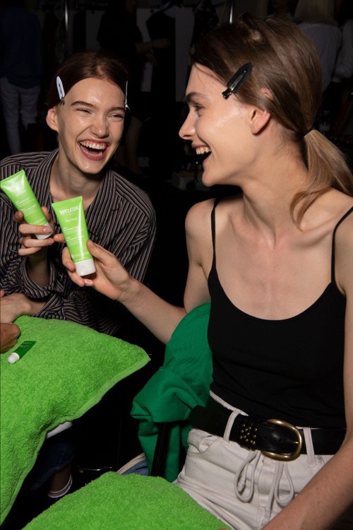 Victoria Beckham partners with Weleda at London Fashion Week