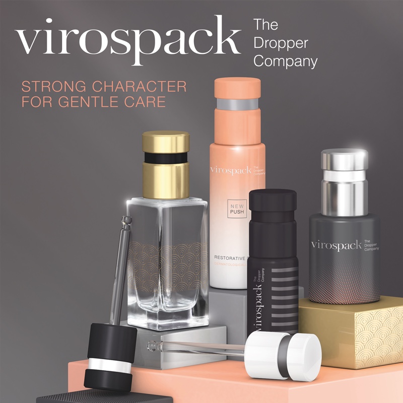 Virospack brings a new cosmetic droppers concept to PCD Congress