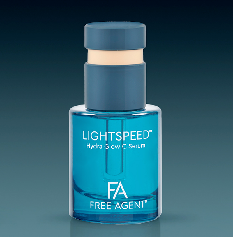 Virospack designs dropper for Free Agent Skincare serum