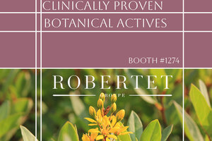 Visit Robertet Health and Beauty at Booth 1274 to test some of their clinically proven botanicals actives