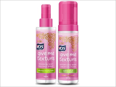 VO5 extends Give Me Texture range