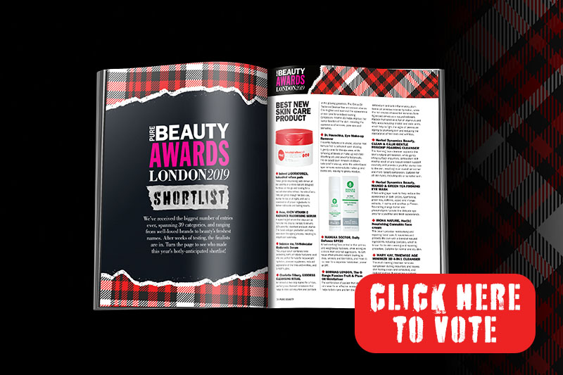Voting now open for the 2019 Pure Beauty Awards!