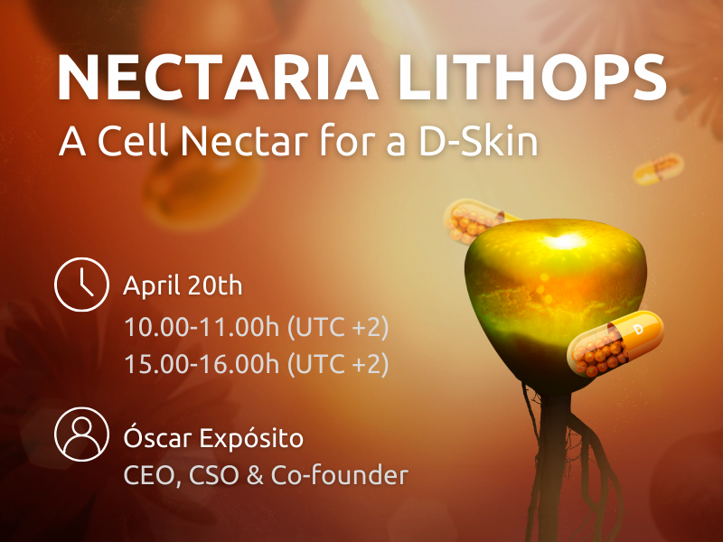 Vytrus challenges skin care: The Cell Nectar for a D-Skin
