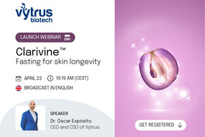Vytrus launches the new fasting-mimicking skincare in global webinar