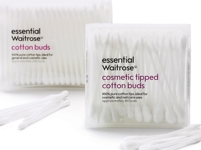 Waitrose clamps down on plastic cotton bud stems