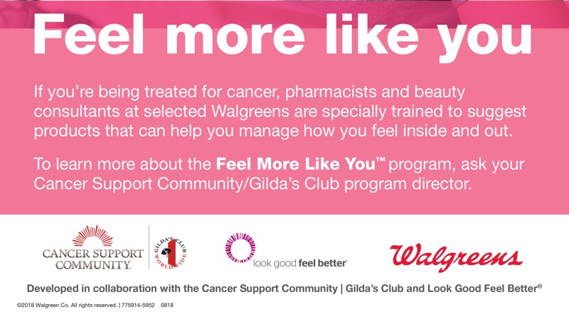 Walgreens helps cancer patients cope with physical changes through new programme

