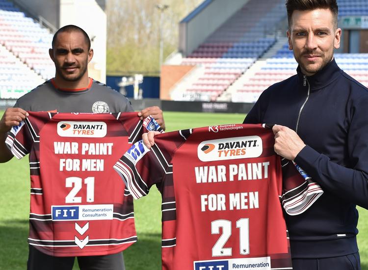 War Paint continues fight against men's mental health stigma with Wigan Warriors  