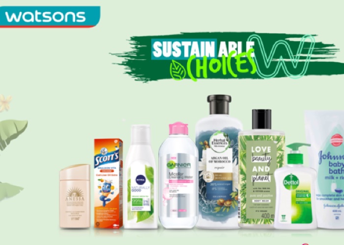 Watsons launches 1,600-plus Sustainable Choices products

