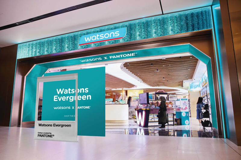 Watsons taps Pantone for official brand colour for 185th anniversary