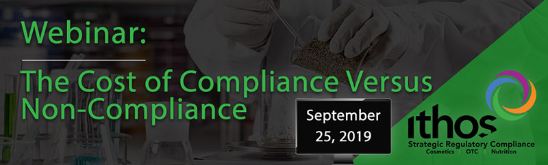 Webinar: The Costs of Compliance Vs Non-Compliance with Ithos