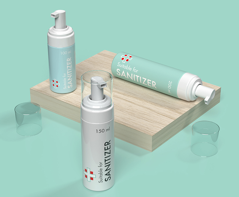 What is the best packaging solutions for hand sanitisers? 