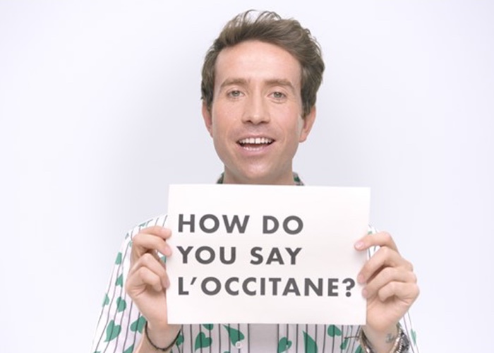 What’s in a name? L’Occitane casts Nick Grimshaw to clear up confusion over how to pronounce brand name
