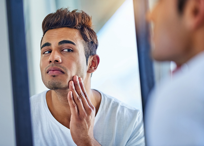 Why is male skin blemish prone and how far can cosmetics brands help?