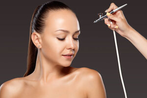 Why the trend for spray-on make-up is setting in