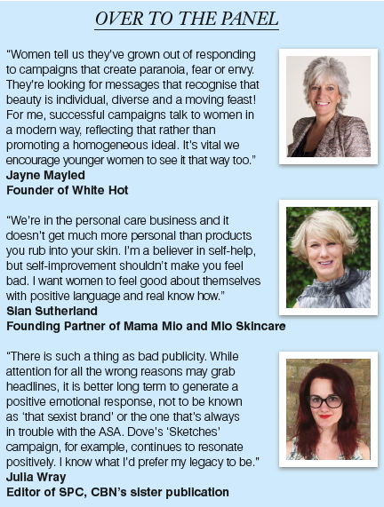 Would 'body shaming' in beauty pay off?