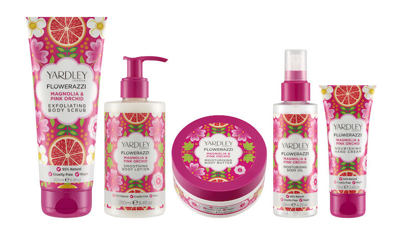 Yardley introduces new Flowerazzi bathing range for softer skin
