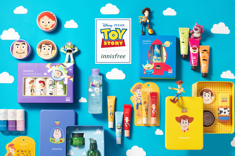 You've got a friend in K-beauty: Innisfree unveils Toy Story skin care and make-up collection 