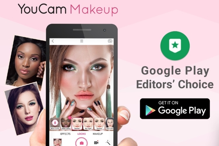 YouCam make-up apps scoop Google Play’s Editors’ Choice award
