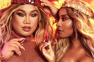 YouTubers Jackie Aina and Patrick Starrr embrace carnival for Uoma Beauty collaboration 