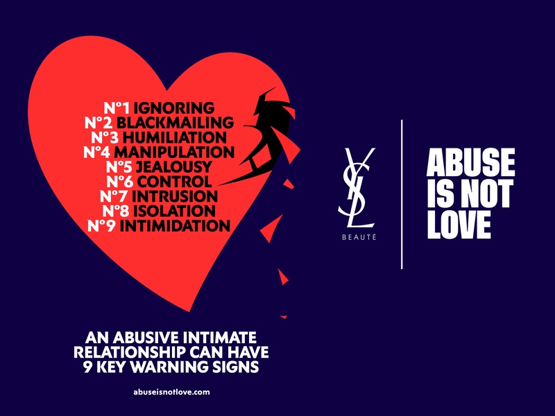 YSL Beauty raises awareness of intimate partner violence via livestream