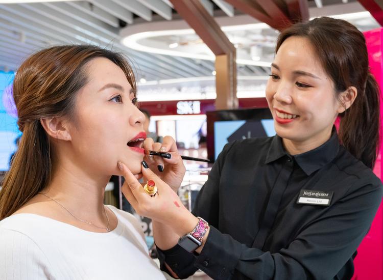 YSL Beauté debuts personalised travel retail pop-up at Hong Kong International Airport